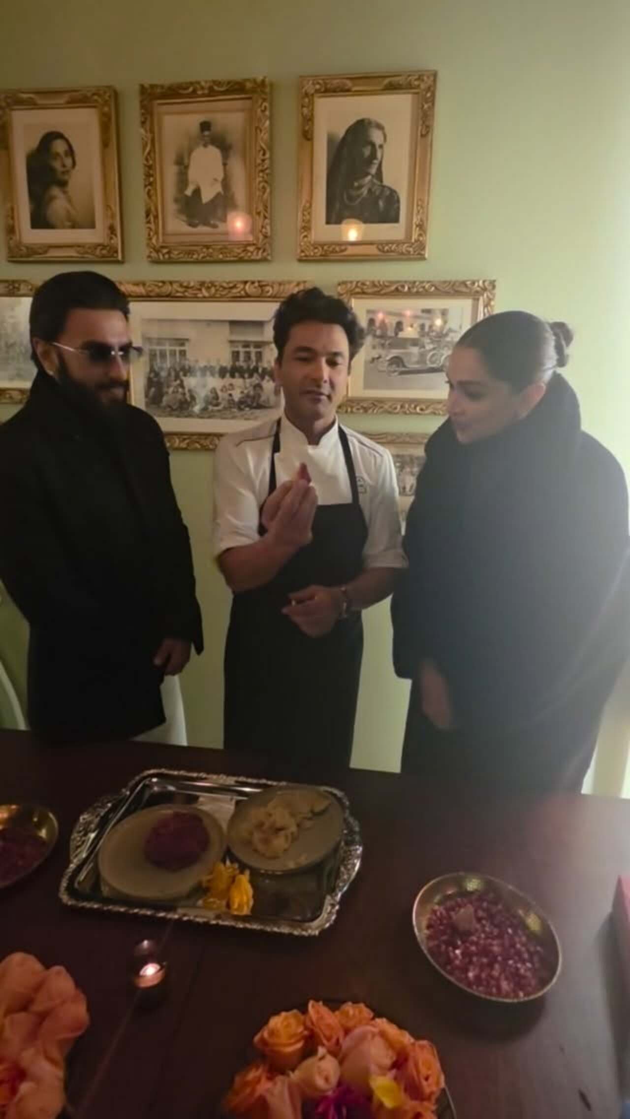 Ranveer Singh and Deepika Padukone were spotted indulging in some sweet terat at New York. It was double celebration for them as Dhurandhar succeeded.